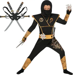 Costume for Kids - Ninja Toy Swords Set With Accessories destination twine Morph Deluxe Ninja 