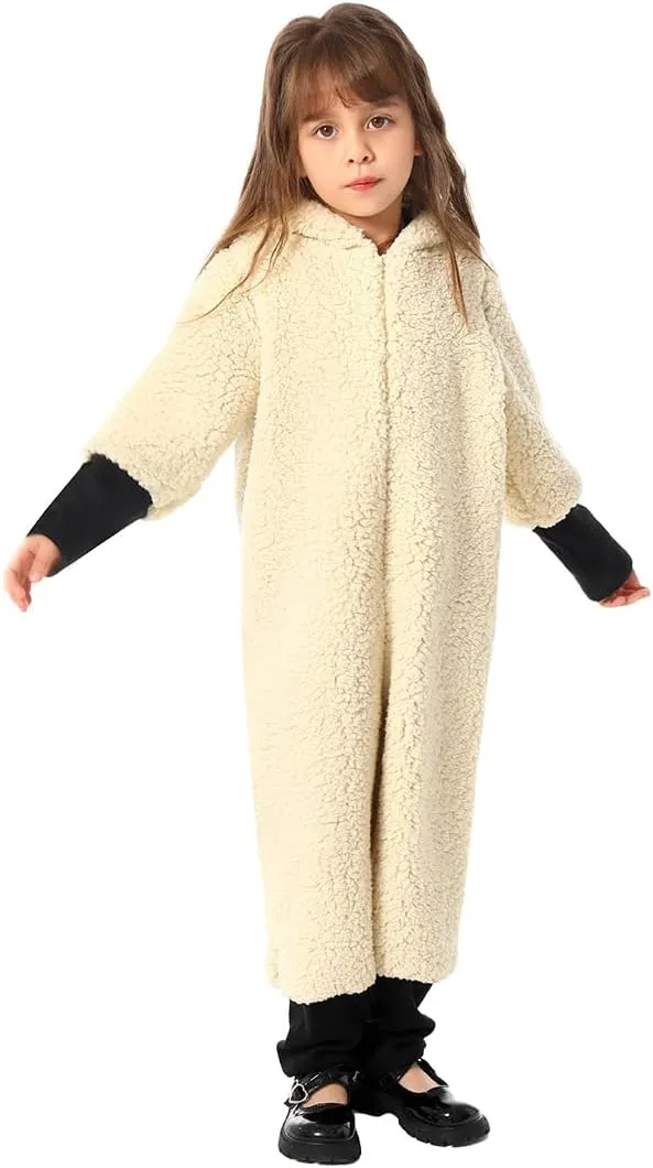 Costumes Furry Hooded Onesie ail alkaloid fright spoil sporadic pictorial Kids Sly Fox Costume Orange Fox Outfit 6PCS$Cute Sheep Jumpsuit For Boys Girl 