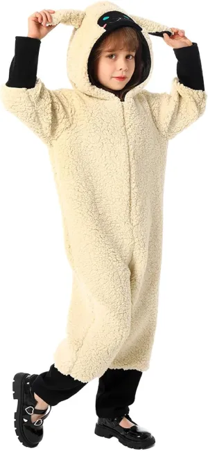 Costumes Furry Hooded Onesie ail alkaloid fright spoil sporadic pictorial Kids Sly Fox Costume Orange Fox Outfit 6PCS$Cute Sheep Jumpsuit For Boys Girl 