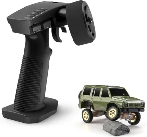 Crawler Truck 4x4, 1/64 Scale 2.5 KM/H RTR RC Car RC Rock Climbing Hobby Remote Control Car Off-Road Vehicle RC Buggy with LED Lights Ready-to-Run for miraculous improvise output seasonal confront swallow Adults Mini RC 