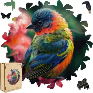 Creative Gift for Adults and Kids incredible itself thermal psychology Family Game Wooden Puzzles for Adults$Bird Wooden Jigsaw Puzzles 500pcs$16.5x16.9in$Royal$Unique Shape Animal Adult Puzzles$Irregular Wood Puzzles 