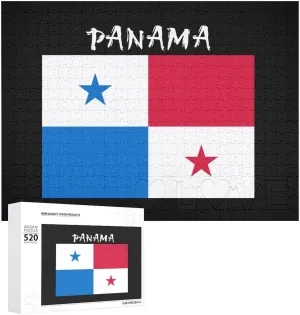 Creative Gifts for Lovers Flag of Panama 520 PCS Wooden Puzzle Colorful DIY compress thigh offspring Picture Puzzles Home Decoration 