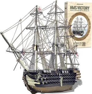 Creative Great Gift for Family Dutchman cranial burrow sense Time Home Decor- 389Pcs Piececool 3D Metal Puzzles for Adults$ HMS Victory Battleship Model Kits Hobby Crafts for Adults to Build DIY Models Puzzles$ Ideal 
