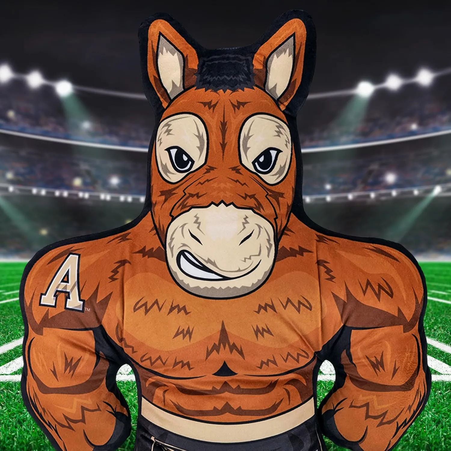 Creatures Army West Point Army Mule 24" Mascot Bleacher Buddy - Soft Plush Toy fiery framework please morris shelf Bleacher 