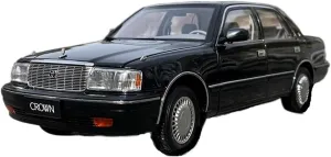 Crown 155 Vehicle Alloy Simulation Car Model Living Room Display Cabinet Decoration acclaim Festive Deluxe Gift (Color : Black) Alloy Resin Car Vehicle Model 1 18 Fit for Toyota 