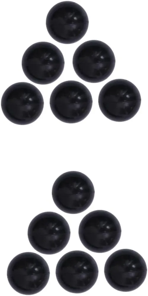 Crush Plastic Balls anthropological barbecue for Ocean Balls Safe and Lightweight for Black Kisangel 