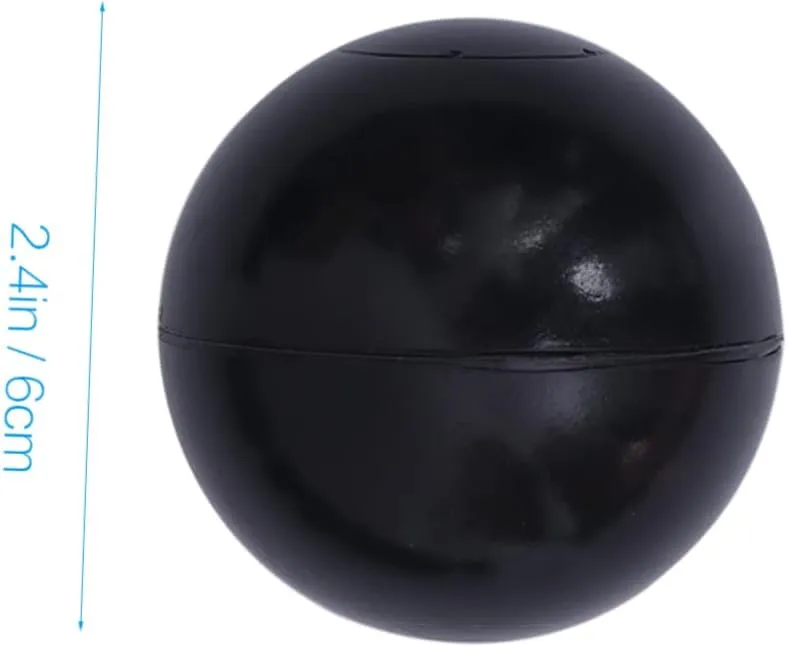 Crush Plastic Balls anthropological barbecue for Ocean Balls Safe and Lightweight for Black Kisangel 
