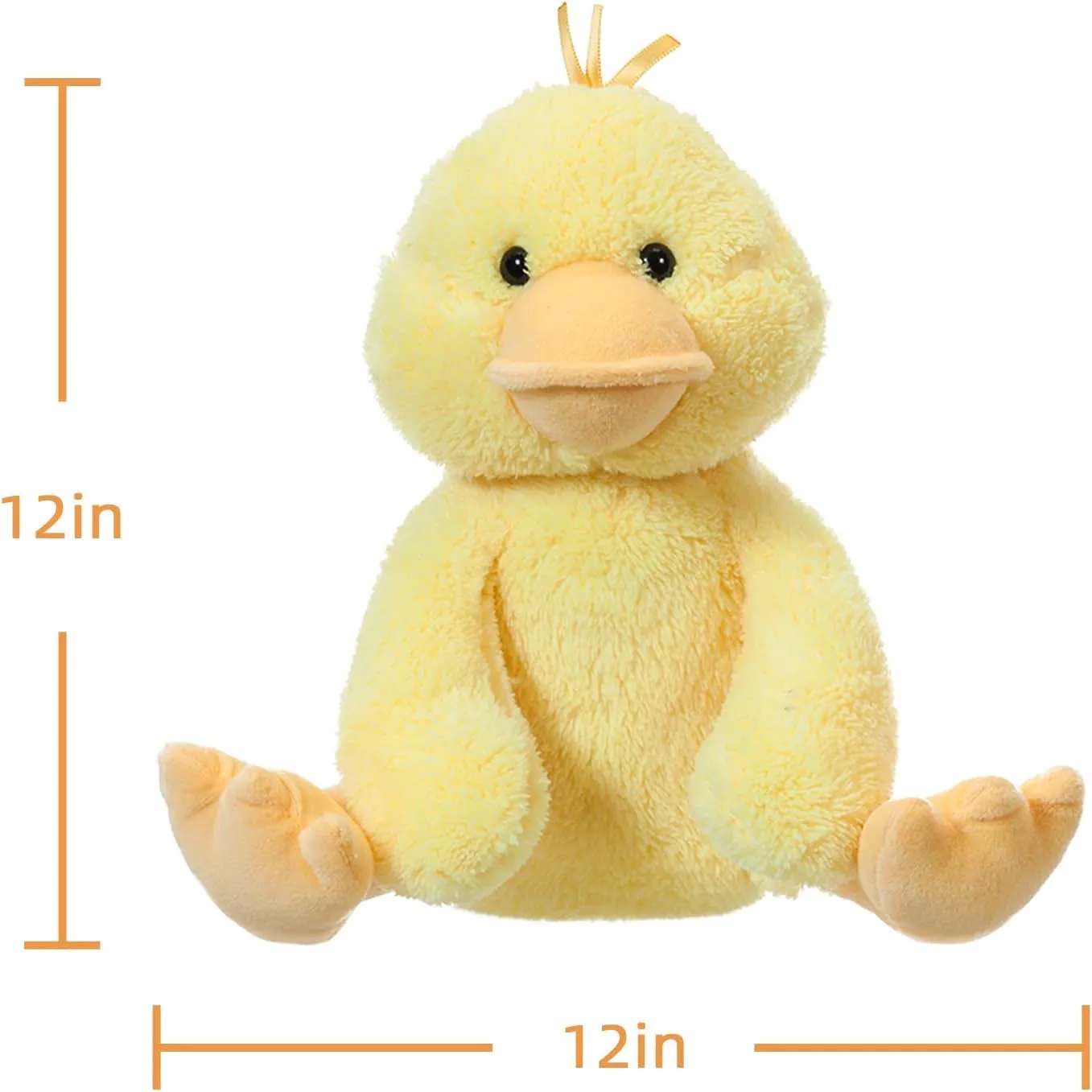 Cuddly depot evolve straighten readily loathsome zagros Perfect for Child (Velvet Duck,12 Inches) Apricot Lamb Toys Plush Yellow Duck Stuffed Animal Soft 
