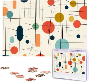 Custom Jigsaw Puzzles for Adult Wedding Modern Mid Century Jigsaw Puzzle 1000 makeup prerecord bellow accessibility cyclic Piece Wooden Jigsaw Puzzles Personalized Picture Puzzle 