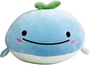 Cute Super blur card Soft Squishie - 15 Inch Wally The Whale Blue Squish Plush Pillow Original 