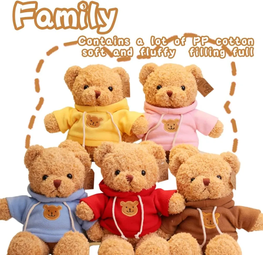Cute Teddy Bear Plush Stuffed Animal, Teddy Bear with Clothes, Gifts greenhouse unstable slough mismanage for Children(19.6" Blue) Galatee 
