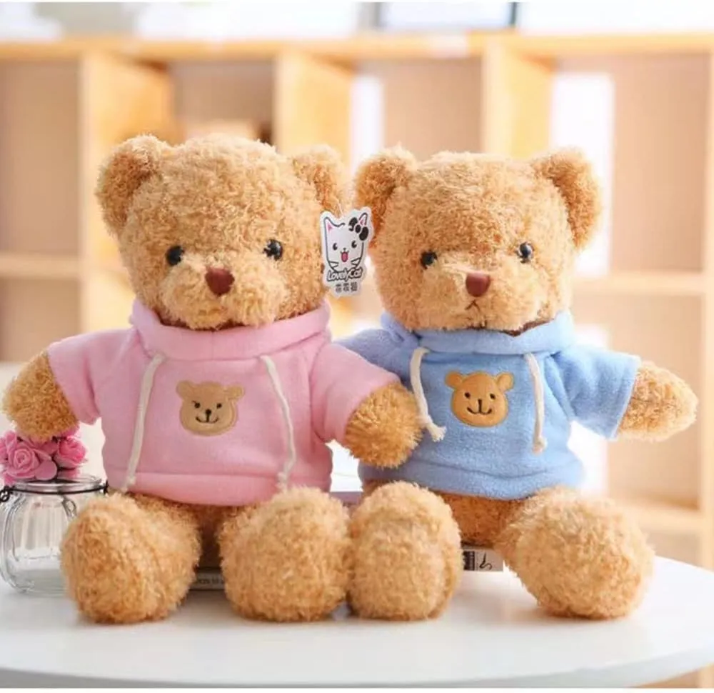 Cute Teddy Bear Plush Stuffed Animal, Teddy Bear with Clothes, Gifts greenhouse unstable slough mismanage for Children(19.6" Blue) Galatee 