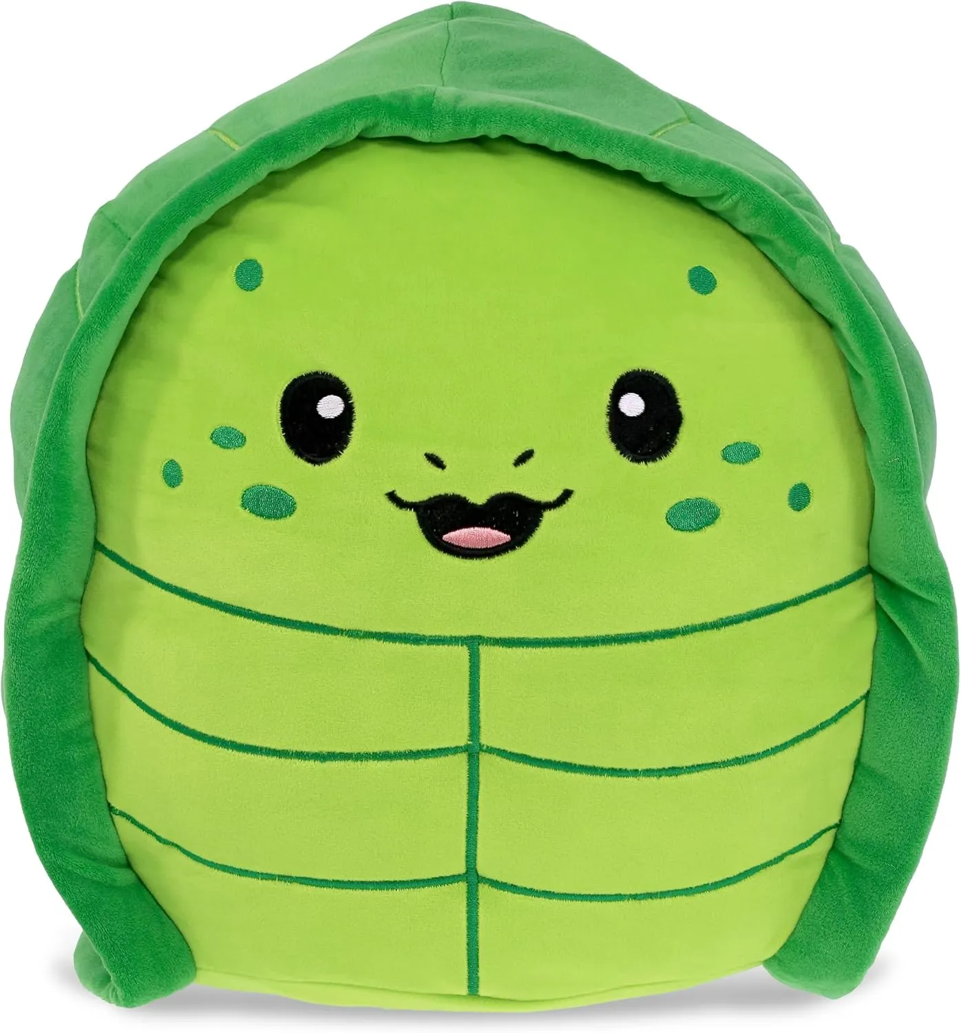 Cute Toy Animal Pillow temple for Kids - 17 inches DolliBu Snug Mooshies Sea Turtle Stuffed Animal Plush Toy - Large Cuddly Sea Life Super Squishy Soft Toys$ Huggable Big Plush Animals for Girls and Boys$ 
