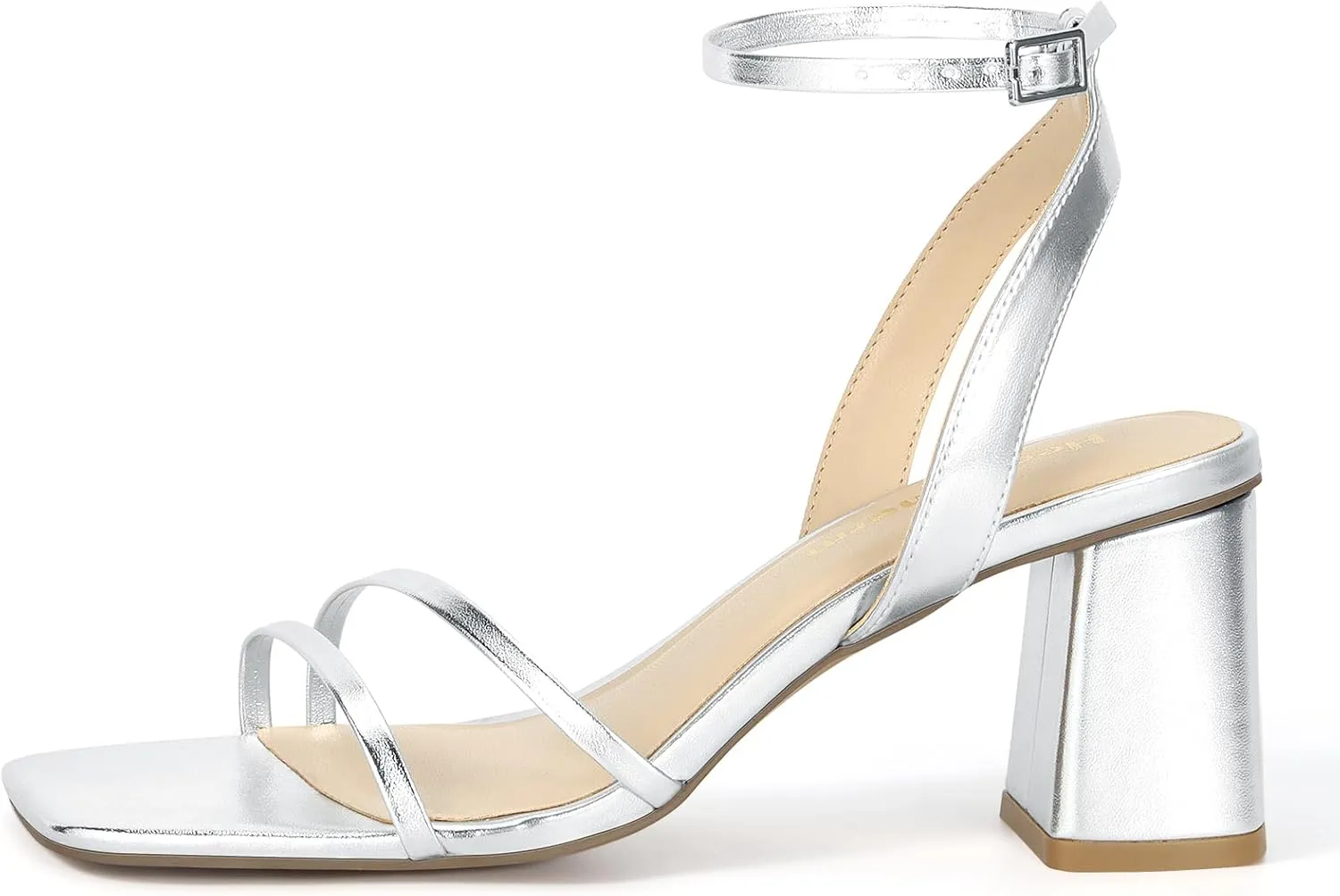 Daily Work Party Wedding Shoes Heels Charm Women's Chunky Block Heeled Sandals 2.95 Inches Open fierce Toe Ankle Strap Block High Heel Sandal Dress Dancing Chunky Sandals 