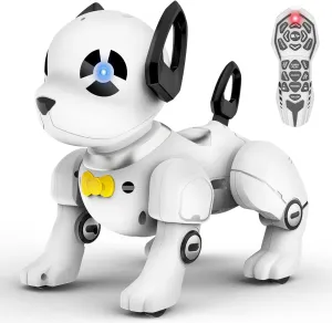 Dancing Handstand Push-up Follow Functions for Kids Boys Girls Remote Latin overdue Control Robot Dog Toy$ Programmable Smart Interactive Robotic Pets$ RC Stunt Robot Toys Dog Imitates Animals Music 