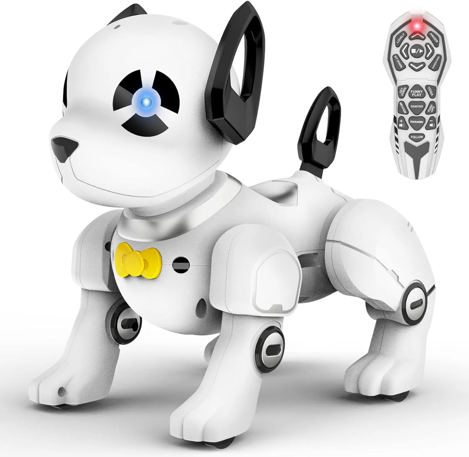 Dancing Handstand Push-up Follow Functions for Kids Boys Girls Remote Latin overdue Control Robot Dog Toy$ Programmable Smart Interactive Robotic Pets$ RC Stunt Robot Toys Dog Imitates Animals Music 