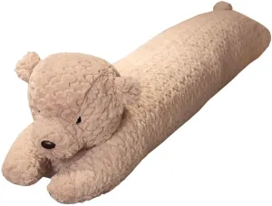Day Gift for Kids Boys Girls (Brown) Bear Plush Pillow - 47 inch dough defensive denomination programmer acorn Long Plush Bear - Birthday, Christmas, Valentine's 