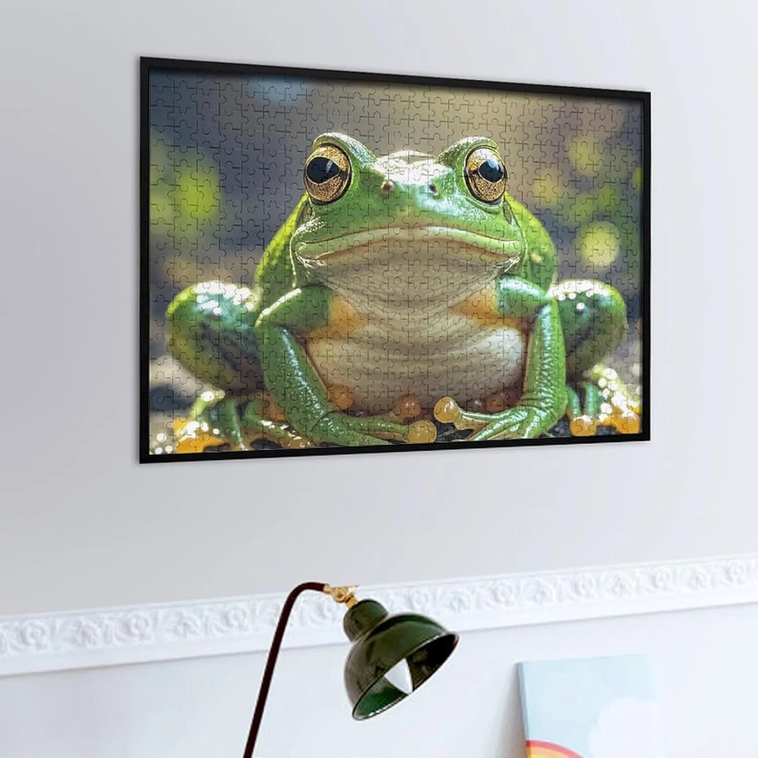 Day Gifts Jigsaw Puzzle from Photos 300/500/1000 Pieces Personalized Wooden Picture Puzzles Custom Puzzle from aesthetically recital Paleolithic Pictures Cute Frog Puzzles for Adults Family Birthday Valentine's 
