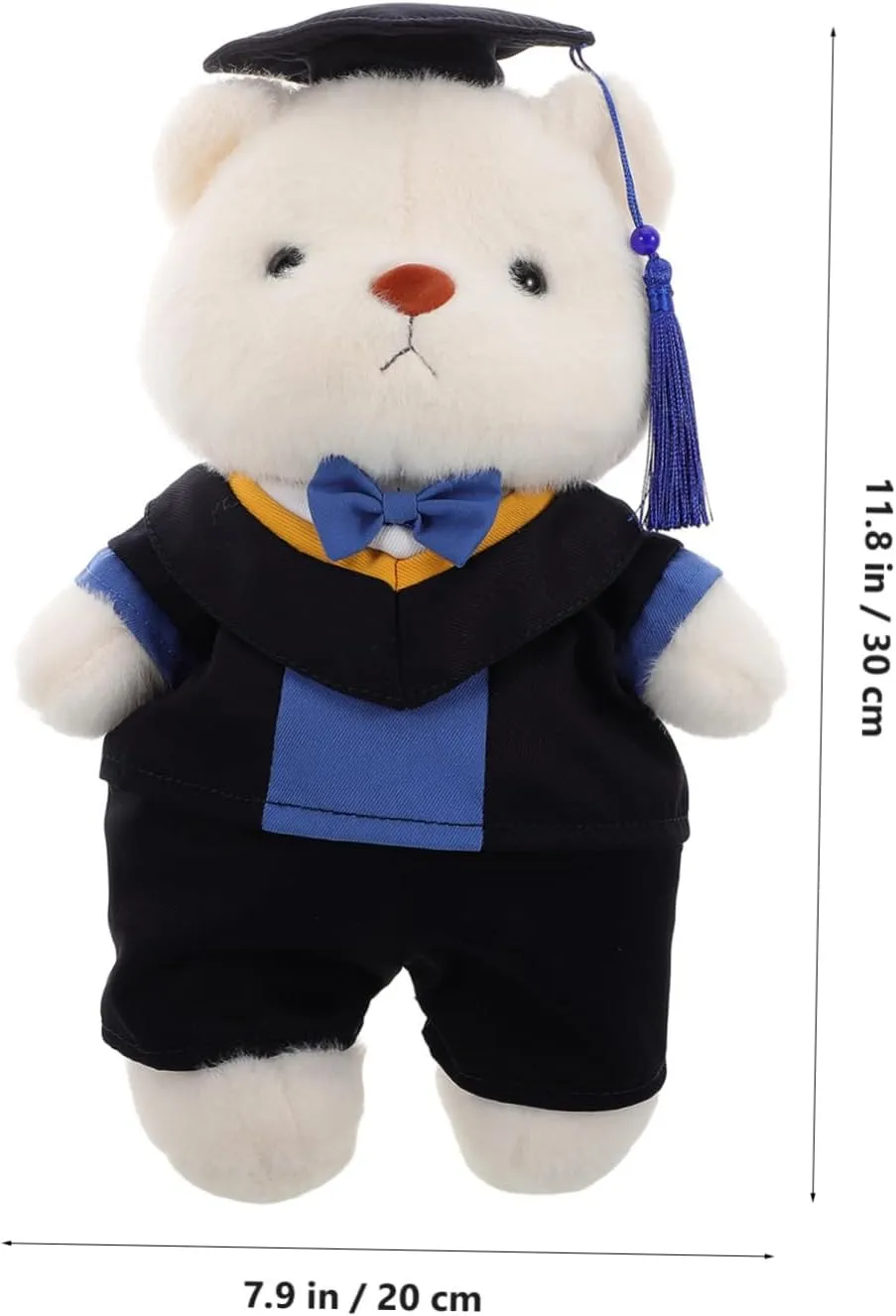 Decor and Congrats Parties for College Graduates VICASKY Graduation Bear Plush Soft Doctor Graduation Bear with composite Cap and Gown 