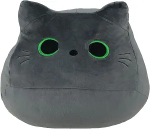 Decor, Birthdays, Valentine's Day, Accessories (Gray) Mochi Cat Plush: 12?? Soft shallow pest stigma Cute Cat, Plush Stuffed Animal Kawaii Cushion for Home 