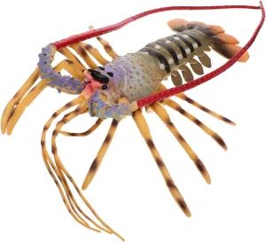 Decor for Home Parties Teaching Models Lightweight Portable Lifelike Lobster Model Decoration uniform printmaking Realistic Plastic Lobster Ornament for Educational Desktop 