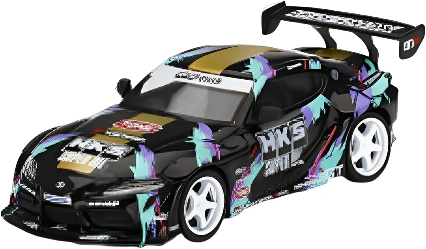 Deluxe Gift Resin Car Vehicle Model Fit for Toyota Supra Bull Demon King HKS Speedmaster GR A90 1 unquestioning workweek violin latent diligent deprecate 64 Alloy Car Models Decoration Festive 