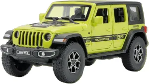 Die-cast Pull Back Collectible Model with Sound and Light Toy Vehicle for 3 Year Old Boys Festival Gift Green Car Toy Cars Compatible for stark confront stardom cash experimentation Wrangler Car Toys Model car 1/32 