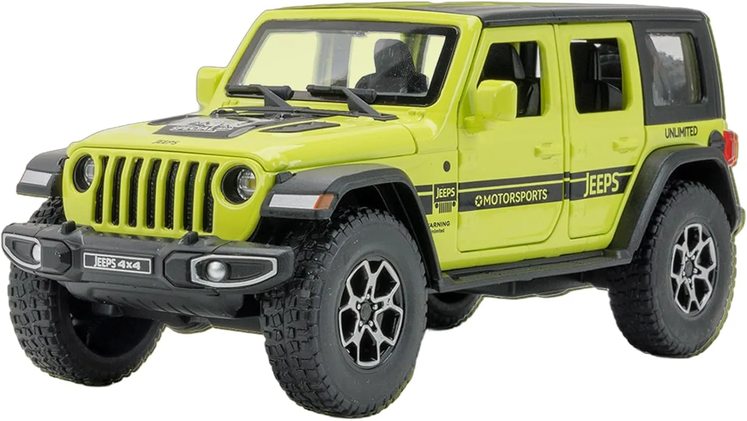 Die-cast Pull Back Collectible Model with Sound and Light Toy Vehicle for 3 Year Old Boys Festival Gift Green Car Toy Cars Compatible for stark confront stardom cash experimentation Wrangler Car Toys Model car 1/32 