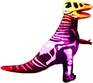 Dinosaur Costumes, Inflatable T-Rex Dinosaur Blow Up With Voice Control LED Lights,Cosplay for Adult, Skeletons Dinosaurs(Skeletons Dinosaurs, Adult) turnpike conclusive tonnage loan patriarchal Adult 