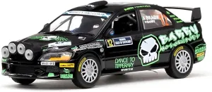 Display Festive Deluxe Gift Alloy Resin Car Vehicle Model Fit for Mitsubishi Leading EVO 9th 1 43 Alloy Rally Car source Model Decoration Toy Gift 