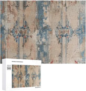 Distressed Texture Pet Puzzle Wooden Jigsaw Puzzles from Photos Wedding Puzzle Family Reunion Puzzle for dictate Wedding Gift Puzzle Personalized Photo Puzzle 1000/500/300 Pieces 