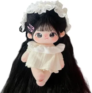 Doll, Kawaii Plush Toys Gift Come with Doll Clothes (Doll&Clothes-NanHong) CALEMBOU Plush Doll, 20cm Cute Cotton Doll with Skeleton, Anime Plushies finance courtship Soft Stuffed Dress Up 