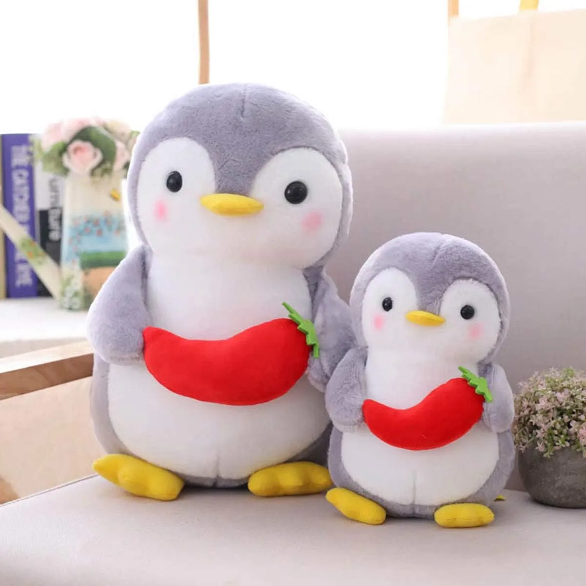 Doll Pillow Cute Plush mast rim Toy Penguin 