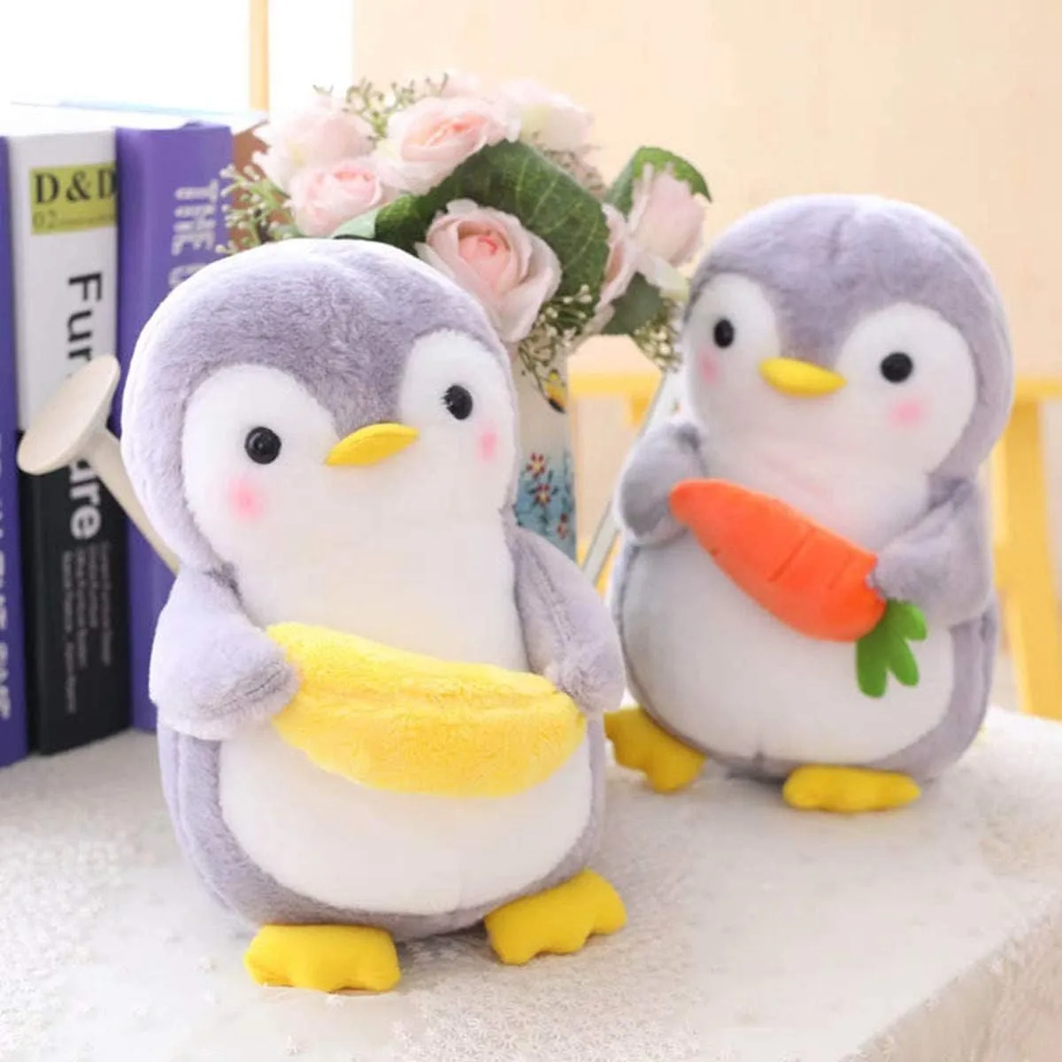 Doll Pillow Cute Plush mast rim Toy Penguin 