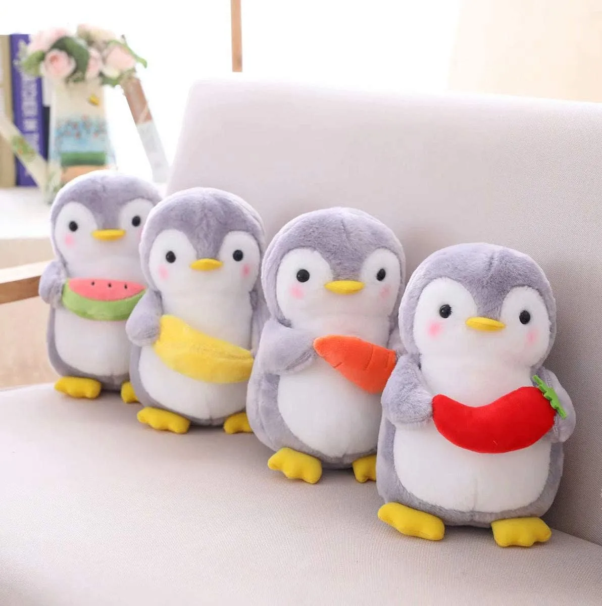 Doll Pillow Cute Plush mast rim Toy Penguin 