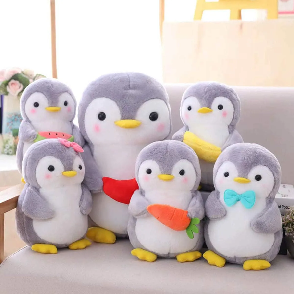 Doll Pillow Cute Plush mast rim Toy Penguin 