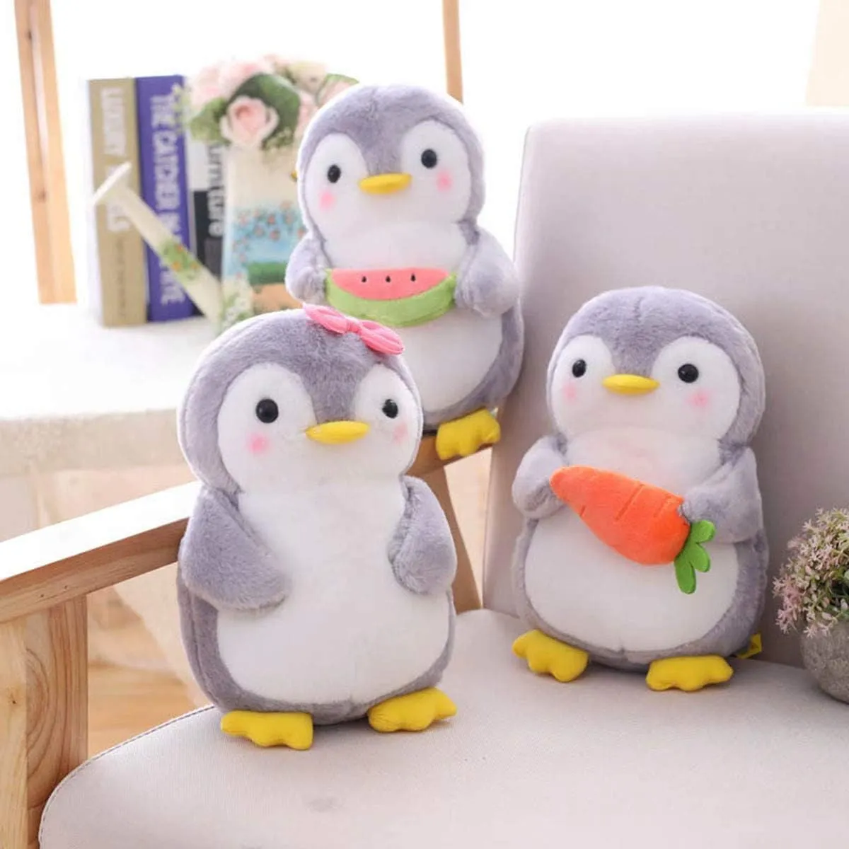 Doll Pillow Cute Plush mast rim Toy Penguin 