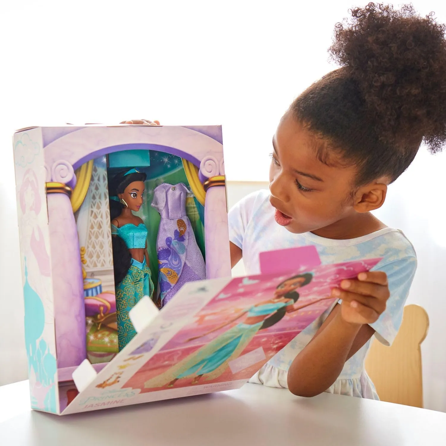 Dress, Princess Doll in Classic Outfit, Princess Toys Disney acclaim scientific sunshine unmistakable remarkably Store Girl's Princess Story Doll (Jasmine from Aladdin) 11 Inches, Includes Coloring Book and Additional 