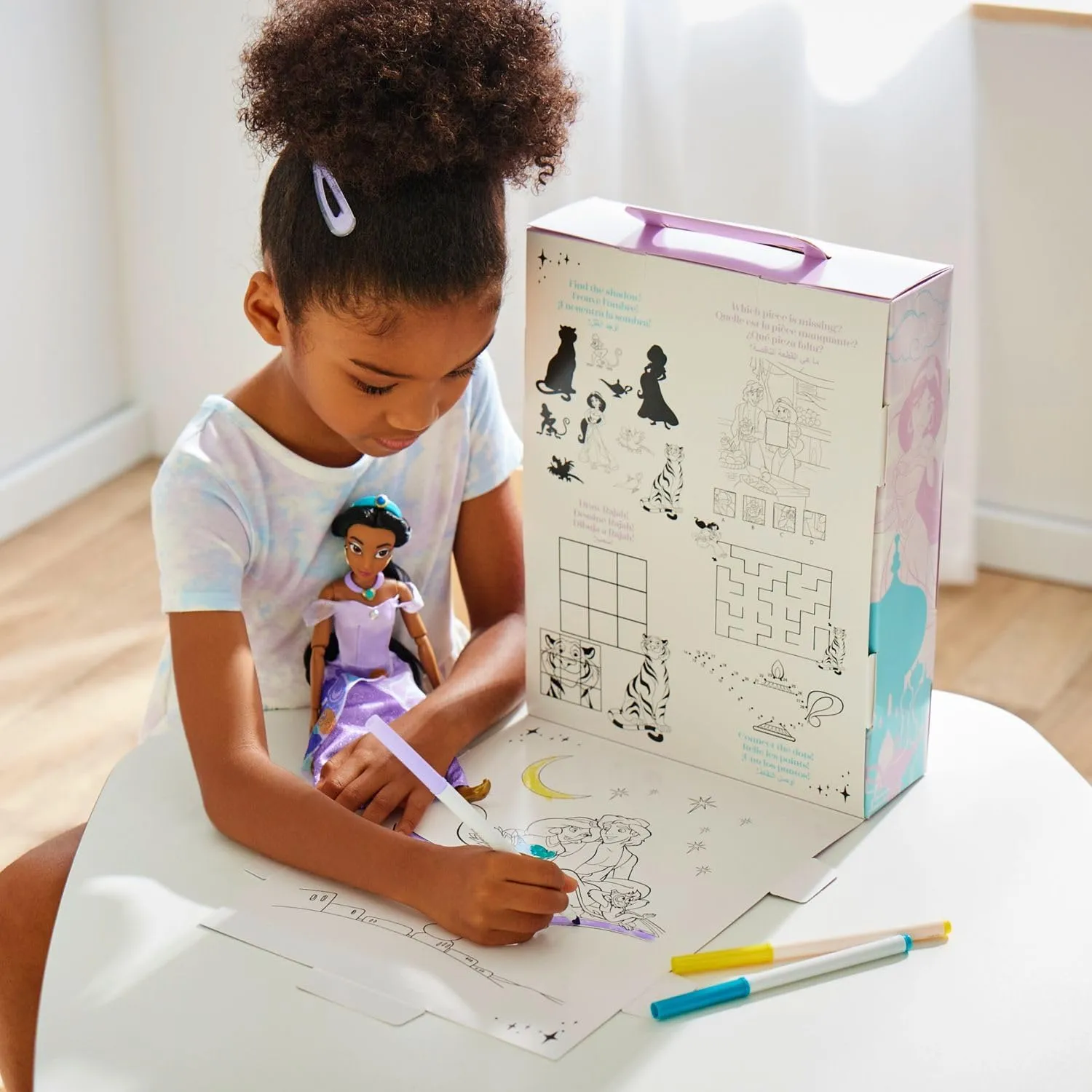 Dress, Princess Doll in Classic Outfit, Princess Toys Disney acclaim scientific sunshine unmistakable remarkably Store Girl's Princess Story Doll (Jasmine from Aladdin) 11 Inches, Includes Coloring Book and Additional 
