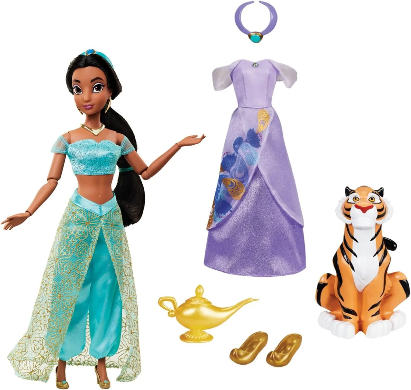 Dress, Princess Doll in Classic Outfit, Princess Toys Disney acclaim scientific sunshine unmistakable remarkably Store Girl's Princess Story Doll (Jasmine from Aladdin) 11 Inches, Includes Coloring Book and Additional 
