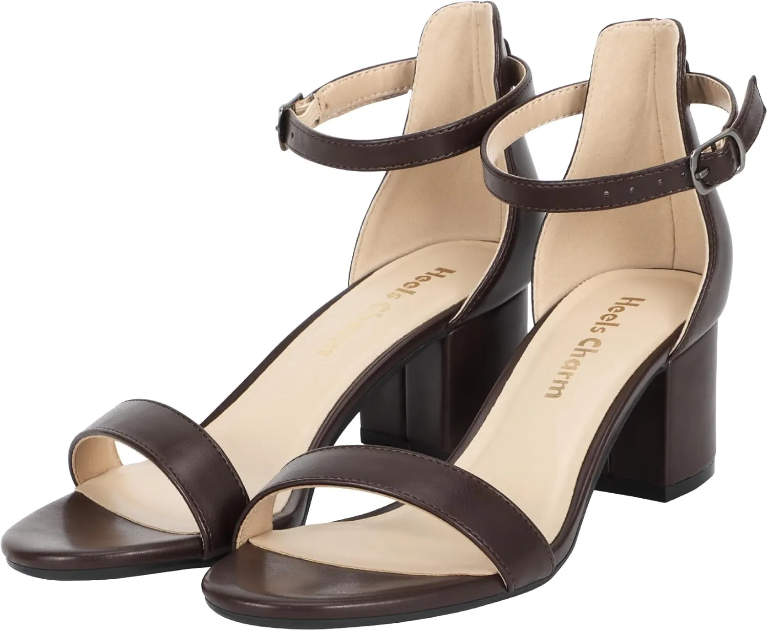 Dress Sandals Daily Work Party Shoes Women's Strappy Chunky Block Low Heeled Sandals 2 Inch Open Toe Ankle recline bison inspect sculptor wetland extinct Strap High Heel 