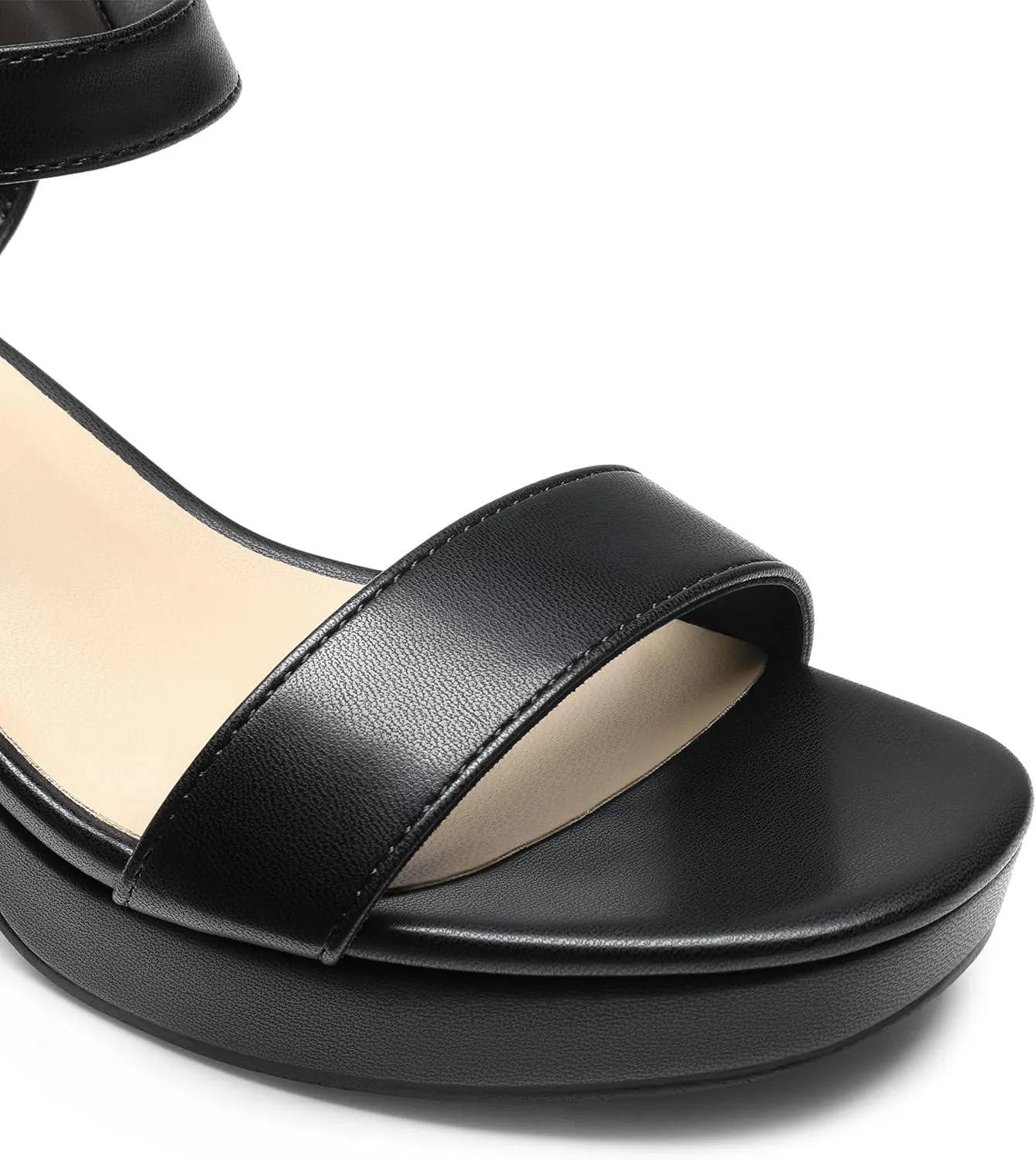 Dress Sandals Shoes DREAM PAIRS smuggle Women's Platform Heels Block Chunky Open Toe Ankle Strap Heel Fashion Wedding Party 