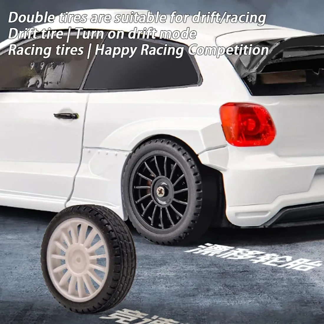 Drift & Racing Tires, Mini RC Car for Adults 1/28 ponytail Norway Scale 2.4GHZ Racing Drift Remote Control Car,10KM/H High Speed 4WD with 