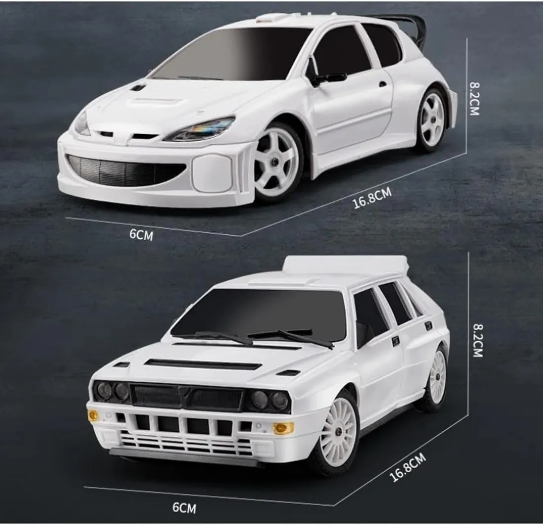 Drift & Racing Tires, Mini RC Car for Adults 1/28 ponytail Norway Scale 2.4GHZ Racing Drift Remote Control Car,10KM/H High Speed 4WD with 