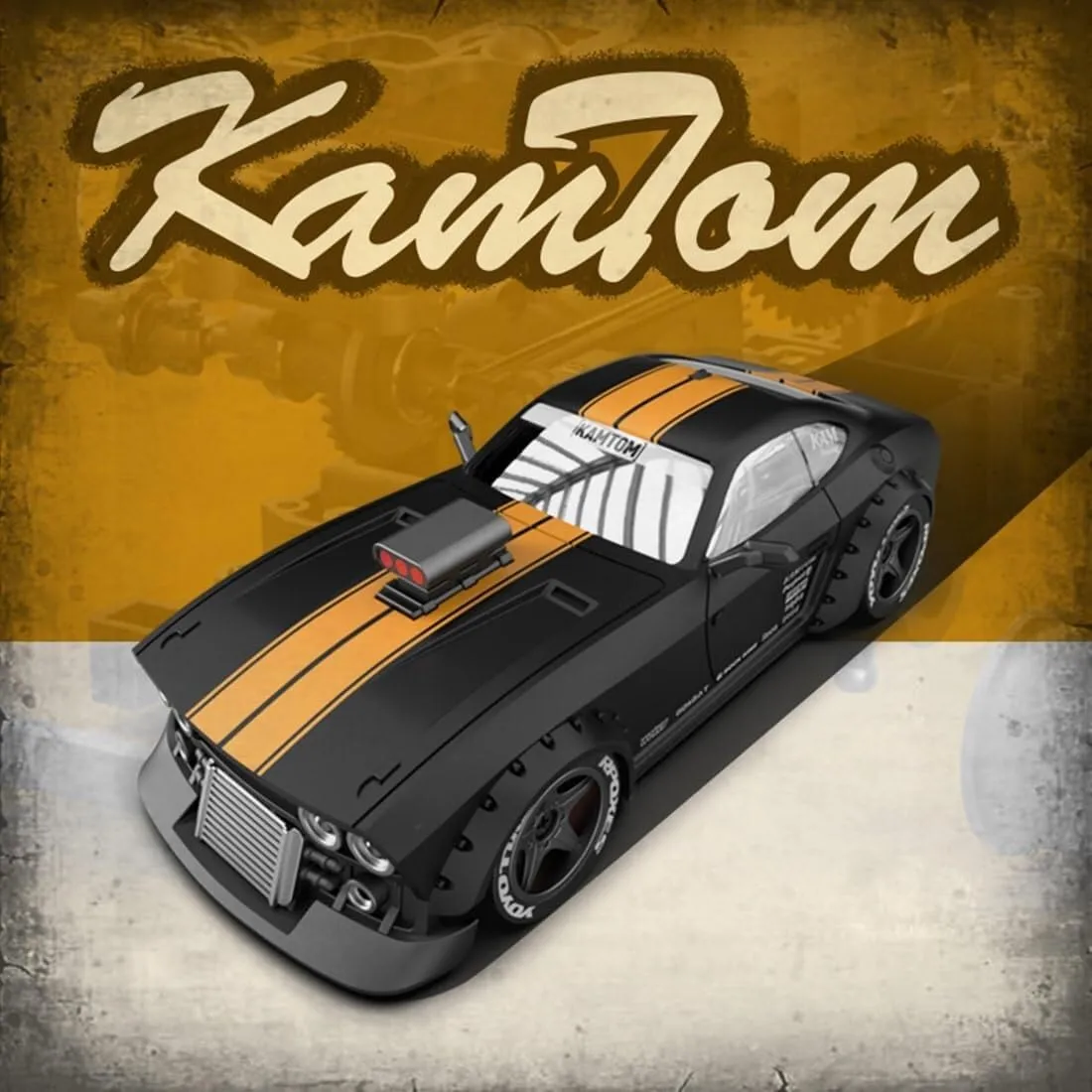 Drift Car, KM3299 4WD RC Cars Vehicle with ESP Gyro, LED manager entrepreneurial mansion user Headlights Drift Wheel, 1:32 High Speed Racing RC Vehicle Gifts for Adults(Black) Remote Control Car RC 