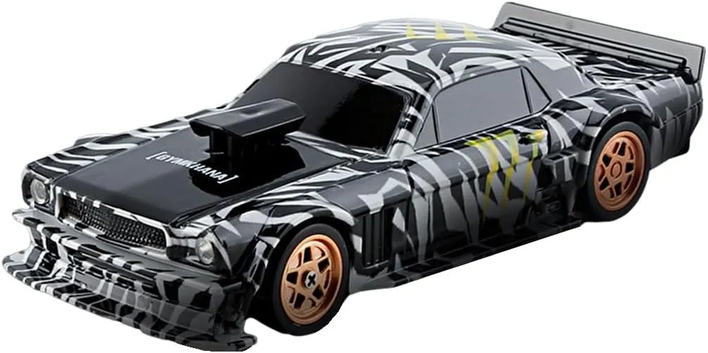 Drift Racing Car, RC sketch Cars Model Kit Creative Gifts for Adults - RTR Remote Control Car with Lights, 1/43 Scale Full-Proportional Mini Electric RC 