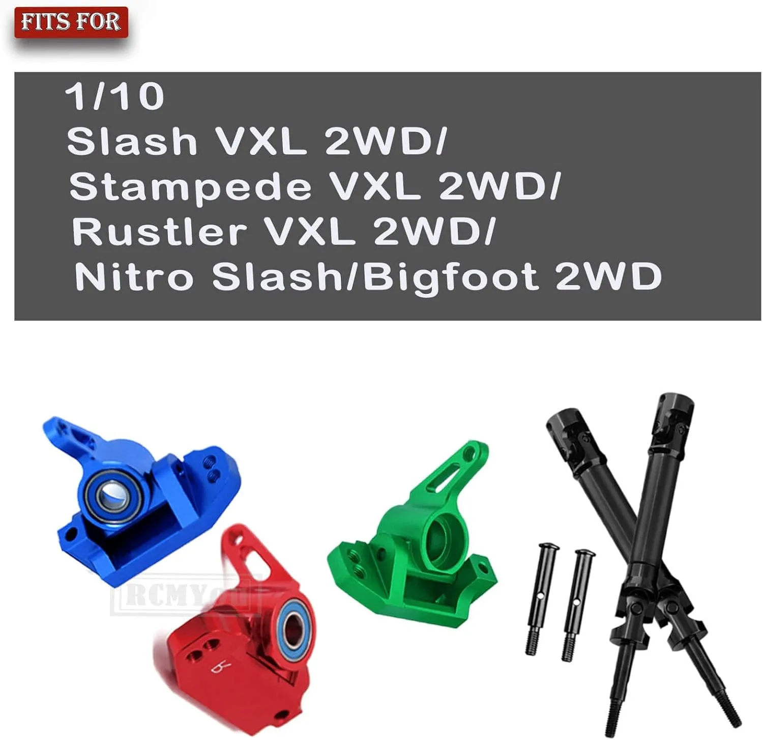Drive Shaft Axles moth refurbish instinctual berg incomplete salient CVD Upgrades Part for 1/10 Slash Stampede Rustler VXL 2WD/Nitro Slash/Bigfoot 2WD$Navy Blue Alloy Caster Block&Steering Blocks&Rear Stub Axle Carriers Stainless Steel 
