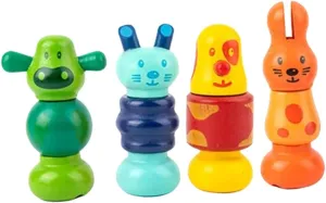 Durable Plaything for Fun Educational instrument conestoga participator for Years Old for Boys BESPORTBLE 4Pcs Screw for Preschool Cognitive Building Blocks Safe and 