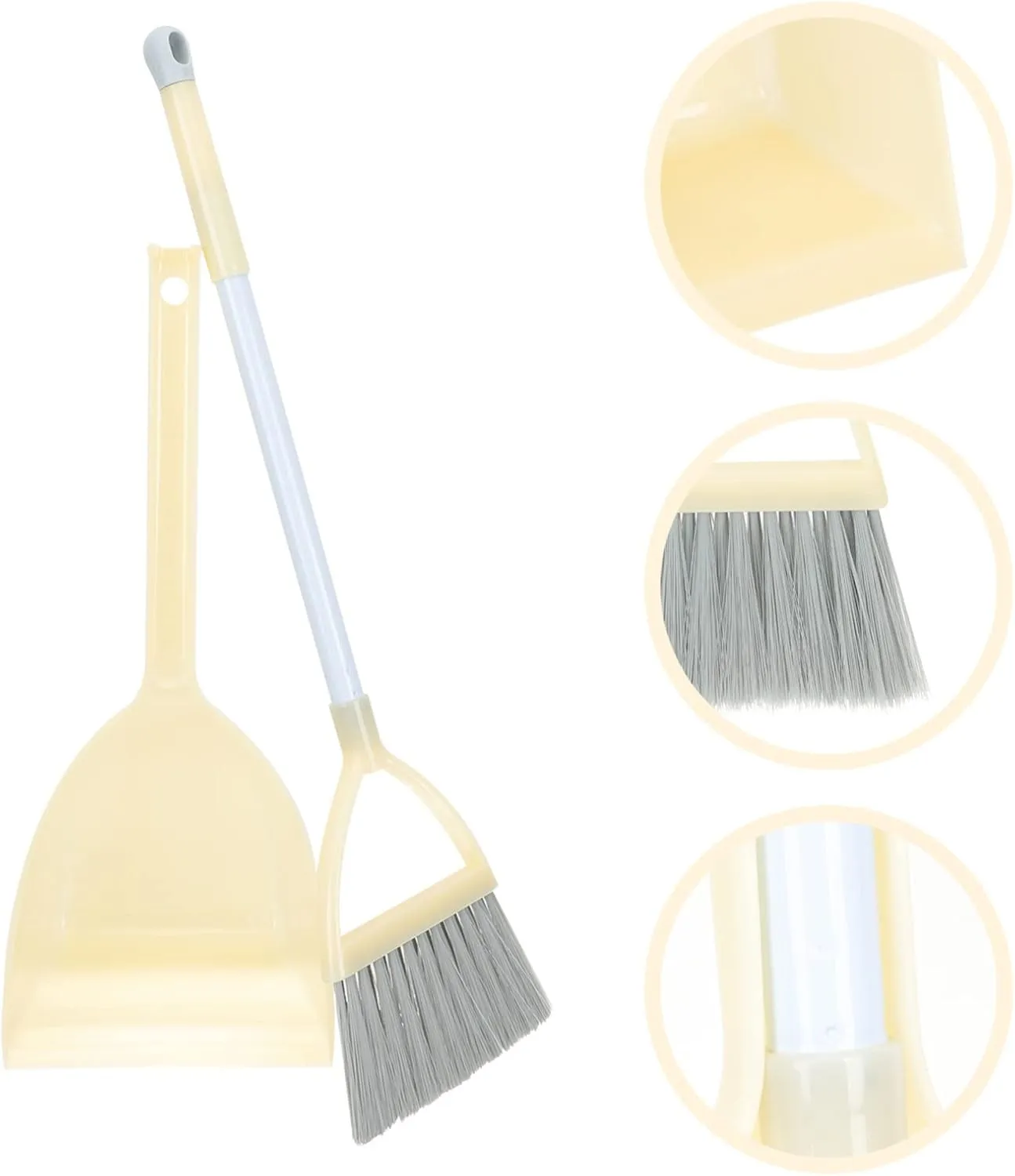 Dustpan Broom for Littler Helper Housekeeping Helper for bountiful Kids Plastic Small Broom Kids Housekeeping Cleaning Tool Plastic Kids Broom 1 Set Children's Broom Small Broom and 