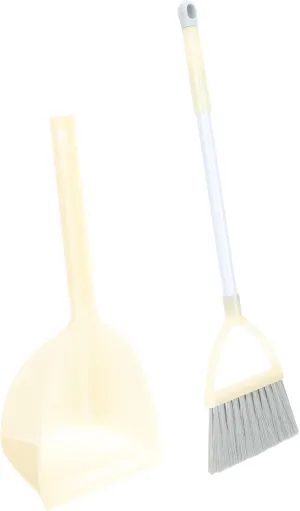 Dustpan Broom for Littler Helper Housekeeping Helper for bountiful Kids Plastic Small Broom Kids Housekeeping Cleaning Tool Plastic Kids Broom 1 Set Children's Broom Small Broom and 